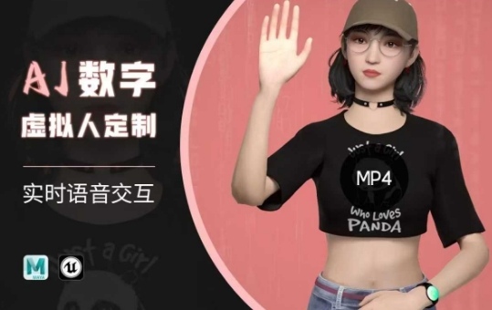 Ai数字人虚拟(智能体)实时语音交互特训营，​自行定制超写实角色AI数字人交互技术-超级阿童木